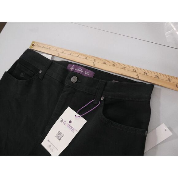 Gloria Vanderbilt Women's Petite Short Amanda High Rise Straight-Leg Jeans 10P - Picture 5 of 10